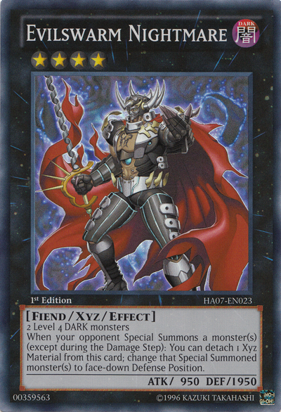 Evilswarm Nightmare [HA07-EN023] Super Rare Yu-Gi-Oh!