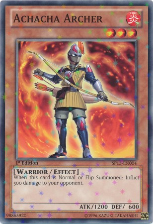 Achacha Archer [SP13-EN004] Starfoil Rare Yu-Gi-Oh!