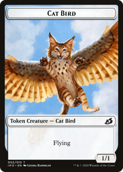 Cat Bird // Spirit Double-Sided Token [Starter Commander Decks] Magic: The Gathering