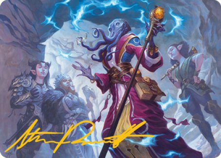 True Polymorph Art Card (Gold-Stamped Signature) [Dungeons & Dragons: Adventures in the Forgotten Realms Art Series] Magic: The Gathering