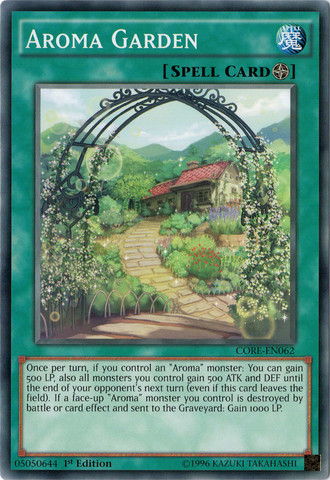 Aroma Garden [CORE-EN062] Common Yu-Gi-Oh!