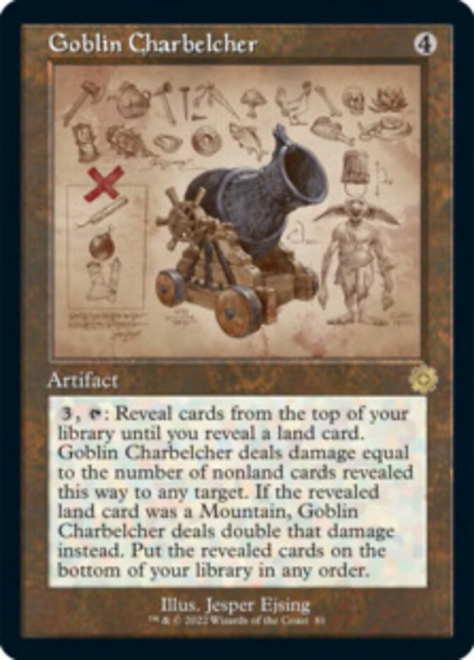 Goblin Charbelcher (Retro Schematic) [The Brothers' War Retro Artifacts] Magic: The Gathering