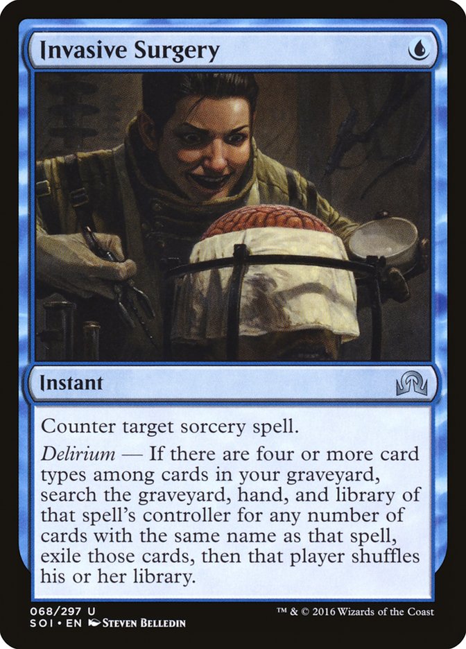 Invasive Surgery [Shadows over Innistrad] Magic: The Gathering