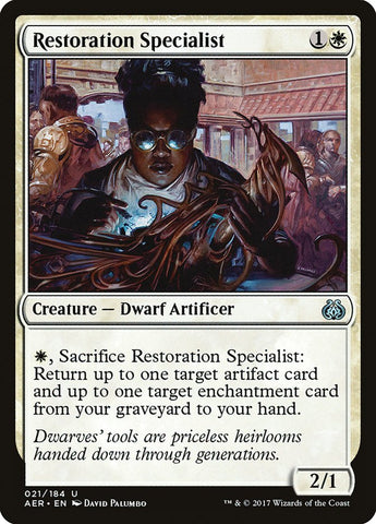 Restoration Specialist [Aether Revolt] Magic: The Gathering