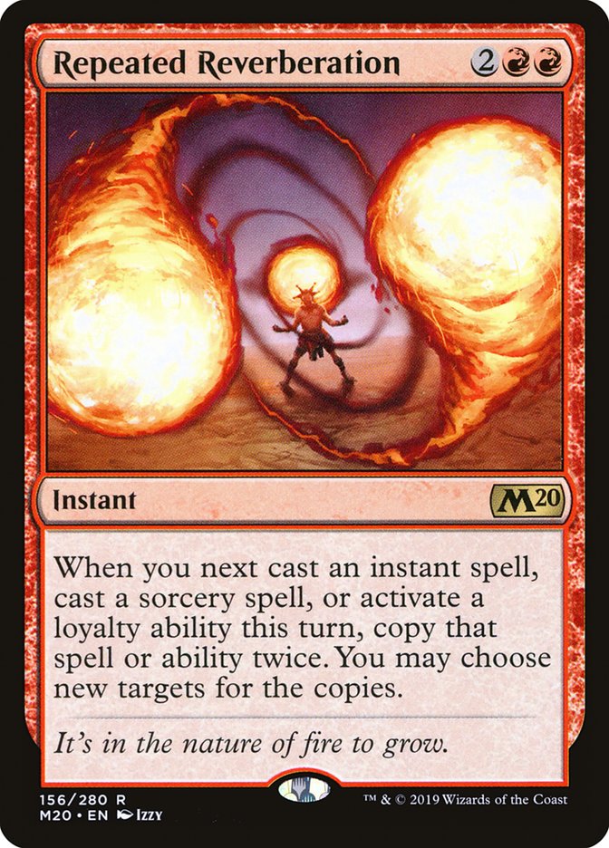 Repeated Reverberation [Core Set 2020] Magic: The Gathering