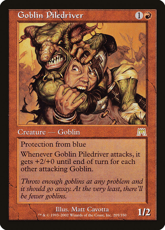Goblin Piledriver [Onslaught] Magic: The Gathering