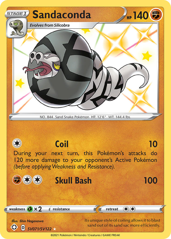 Sandaconda (SV071/SV122) [Sword & Shield: Shining Fates] Pokémon