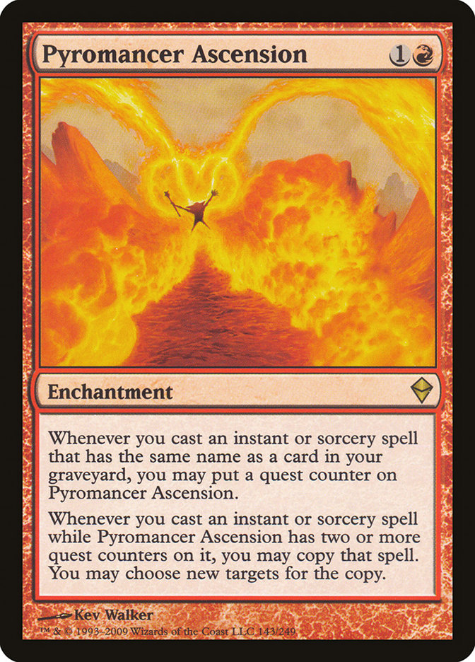 Pyromancer Ascension [Zendikar] Magic: The Gathering