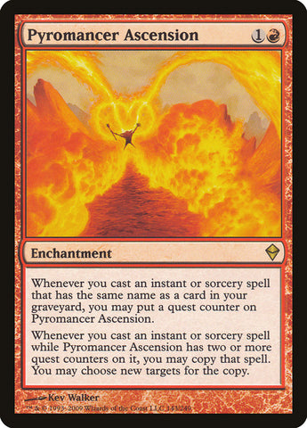 Pyromancer Ascension [Zendikar] Magic: The Gathering
