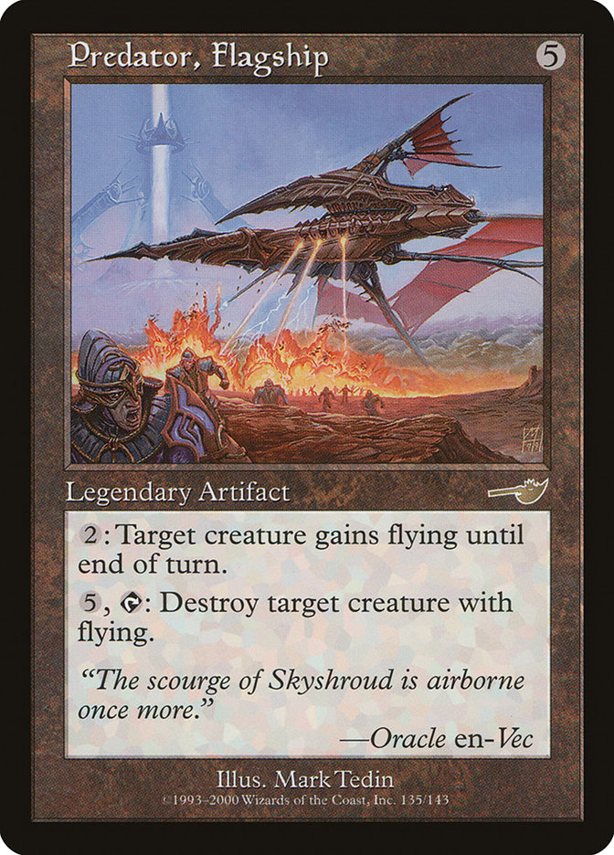 Predator, Flagship [Nemesis] Magic: The Gathering