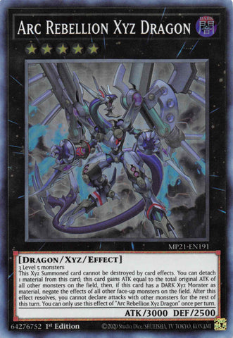 Arc Rebellion Xyz Dragon [MP21-EN191] Super Rare Yu-Gi-Oh!