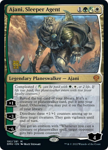 Ajani, Sleeper Agent [Dominaria United Prerelease Promos] Magic: The Gathering