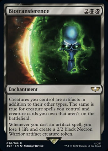 Biotransference (Surge Foil) [Warhammer 40,000] Magic: The Gathering