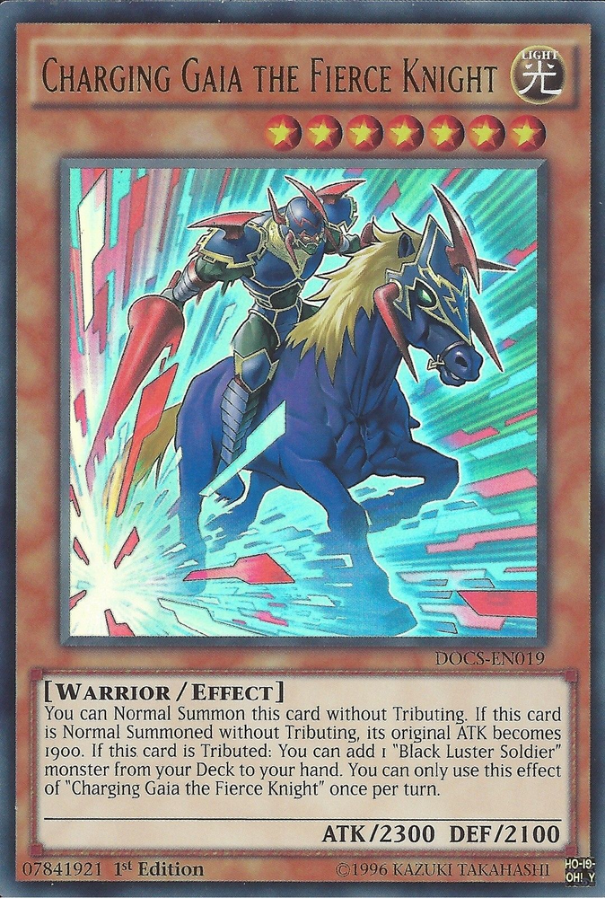 Charging Gaia the Fierce Knight [DOCS-EN019] Ultra Rare Yu-Gi-Oh!