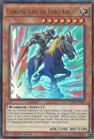 Charging Gaia the Fierce Knight [DOCS-EN019] Ultra Rare Yu-Gi-Oh!