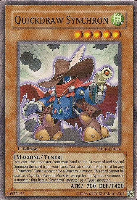 Quickdraw Synchron [SOVR-EN004] Common Yu-Gi-Oh!