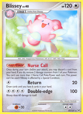 Blissey (22/127) [Platinum: Base Set] Pokémon