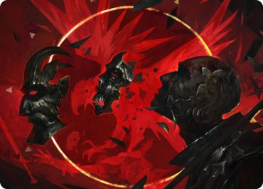 Abrade Art Card [Innistrad: Crimson Vow Art Series] Magic: The Gathering