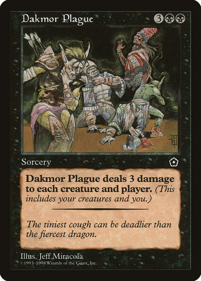 Dakmor Plague [Portal Second Age] Magic: The Gathering