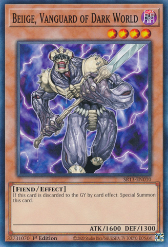 Beiige, Vanguard of Dark World [SR13-EN010] Common Yu-Gi-Oh!