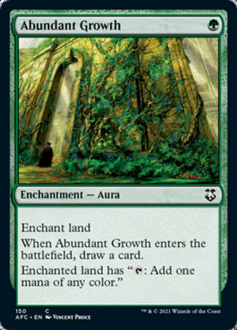 Abundant Growth [Dungeons & Dragons: Adventures in the Forgotten Realms Commander] Magic: The Gathering
