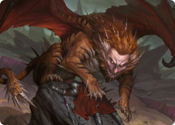 Manticore Art Card [Dungeons & Dragons: Adventures in the Forgotten Realms Art Series] Magic: The Gathering
