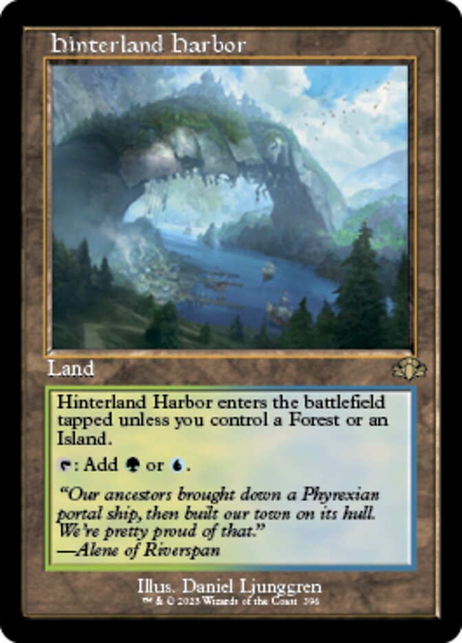 Hinterland Harbor (Retro) [Dominaria Remastered] Magic: The Gathering