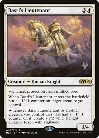 Basri's Lieutenant (Promo Pack) [Core Set 2021 Promos] Magic: The Gathering