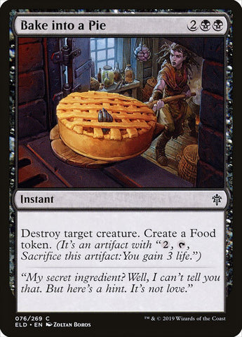 Bake into a Pie [Throne of Eldraine] Magic: The Gathering