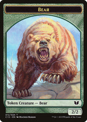 Bear // Spider Double-Sided Token [Commander 2015 Tokens] Magic: The Gathering