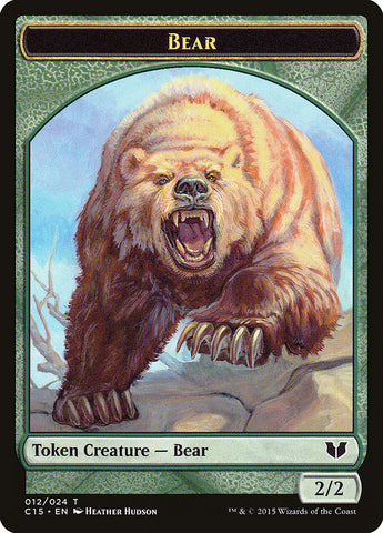 Bear // Spider Double-Sided Token [Commander 2015 Tokens] Magic: The Gathering