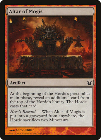 Altar of Mogis [Born of the Gods Battle the Horde] Magic: The Gathering