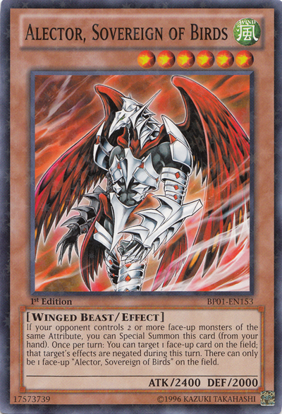 Alector, Sovereign of Birds [BP01-EN153] Starfoil Rare Yu-Gi-Oh!