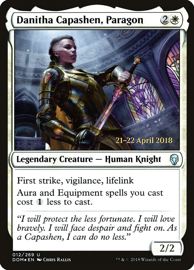 Danitha Capashen, Paragon [Dominaria Prerelease Promos] Magic: The Gathering