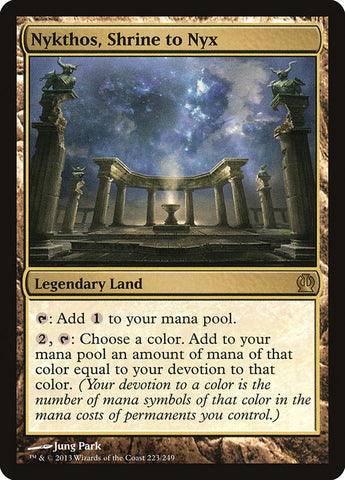 Nykthos, Shrine to Nyx [Theros] Magic: The Gathering