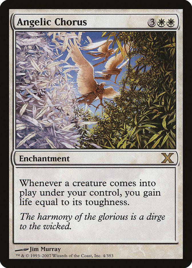 Angelic Chorus [Tenth Edition] Magic: The Gathering