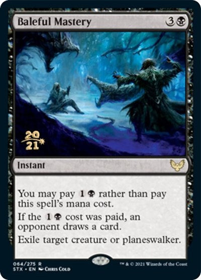Baleful Mastery [Strixhaven: School of Mages Prerelease Promos] Magic: The Gathering