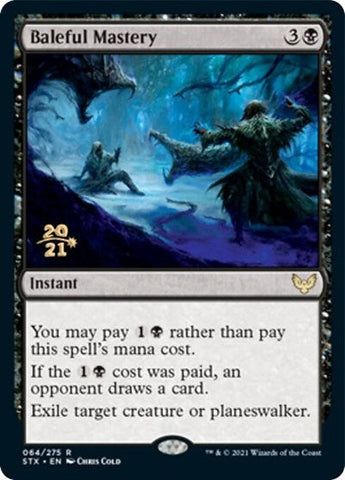 Baleful Mastery [Strixhaven: School of Mages Prerelease Promos] Magic: The Gathering