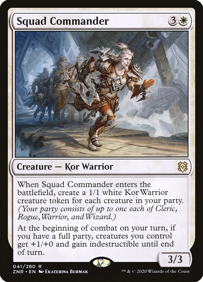 Squad Commander [Zendikar Rising] Magic: The Gathering
