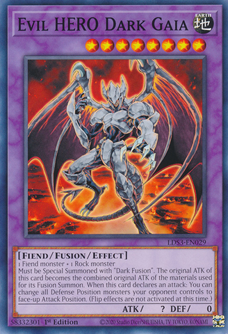 Evil HERO Dark Gaia [LDS3-EN029] Common Yu-Gi-Oh!