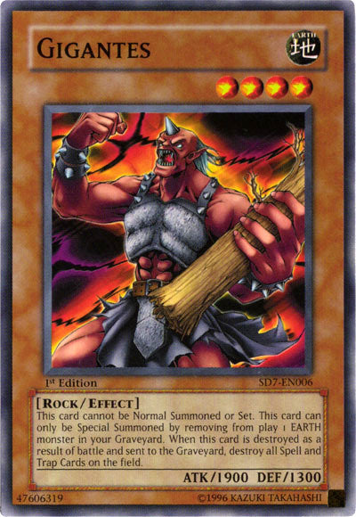 Gigantes [SD7-EN006] Common Yu-Gi-Oh!