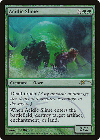 Acidic Slime [Friday Night Magic 2012] Magic: The Gathering