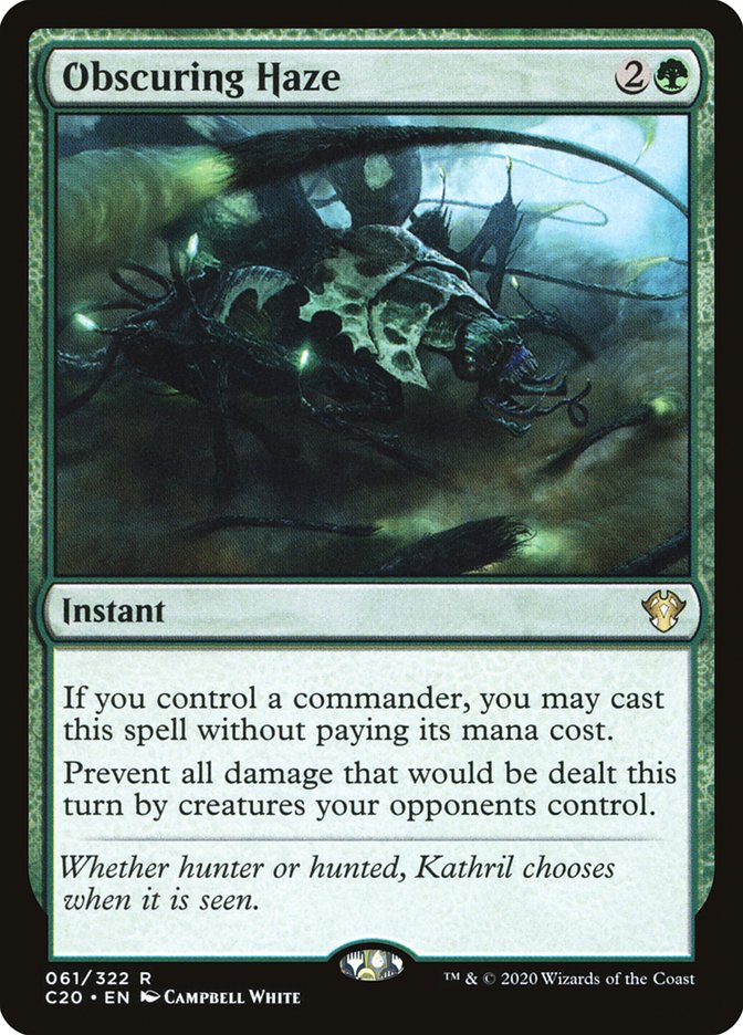 Obscuring Haze [Commander 2020] Magic: The Gathering