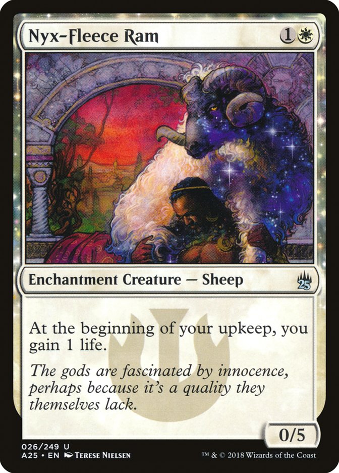 Nyx-Fleece Ram [Masters 25] Magic: The Gathering
