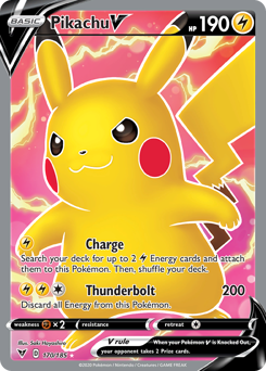 Pikachu V (170/185) [Sword & Shield: Vivid Voltage] Pokémon