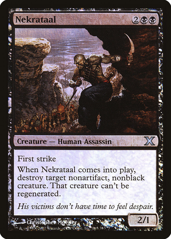 Nekrataal (Premium Foil) [Tenth Edition] Magic: The Gathering
