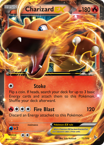 Charizard EX (11/106) [XY: Flashfire] Pokémon