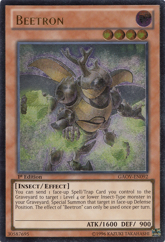 Beetron [GAOV-EN092] Ultimate Rare Yu-Gi-Oh!