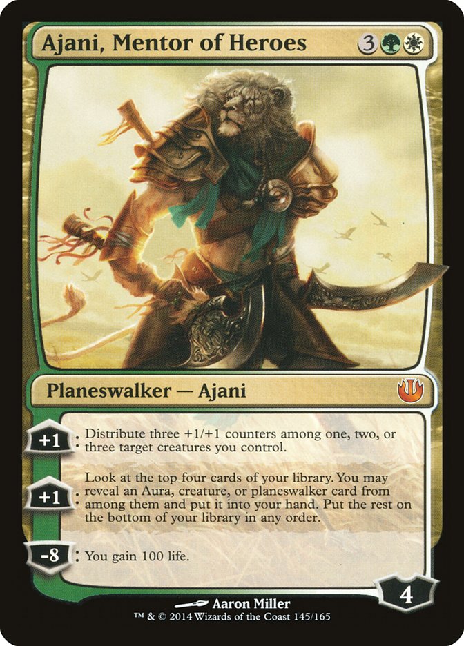 Ajani, Mentor of Heroes [Journey into Nyx] Magic: The Gathering