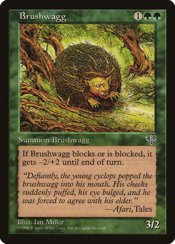 Brushwagg [Mirage] Magic: The Gathering